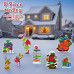 8 piece Grinch Characters Merry Medley Collection **Metal Stakes Included** 8 piece Grinch Characters Merry Medley Collection **Metal Stakes Included**