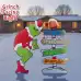 Grinch Stealing Christmas Lights & Whoville Pole