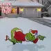 Sneaky Grinch Stealing Christmas Lights