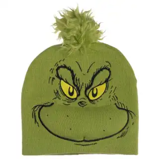 Dr. Seuss - Grinch Big Face Embroidered Cap Dr. Seuss - Grinch Big Face Embroidered Cap