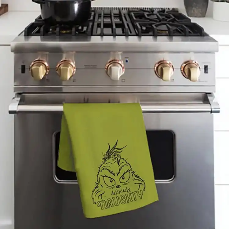 Dr. Seuss - Grinch Definitely Naughty Kitchen Towel Dr. Seuss - Grinch Definitely Naughty Kitchen Towel