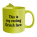 Dr. Seuss Grinchmas - Resting Grinch Face - 20 Ounce Bas Relief Ceramic Mug