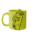 Dr. Seuss Grinchmas - Resting Grinch Face - 20 Ounce Bas Relief Ceramic Mug