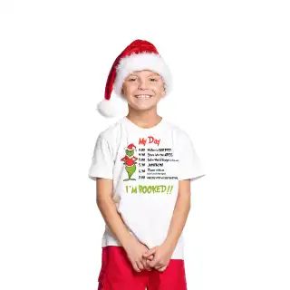 Grinch My Day Youth Cotton T-Shirt - Short Sleeve Grinch My Day Youth Cotton T-Shirt - Short Sleeve