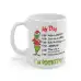 Dr. Seuss Grinchmas - My Day - White Ceramic Mug - 11 Ounce 