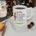 Dr. Seuss Grinchmas - My Day - White Ceramic Mug - 11 Ounce 