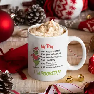 Dr. Seuss Grinchmas - My Day - White Ceramic Mug - 11 Ounce Dr. Seuss Grinchmas - My Day - White Ceramic Mug - 11 Ounce
