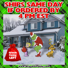 Grinch Stealing Christmas Lights, Max the Dog & Cindy Lou